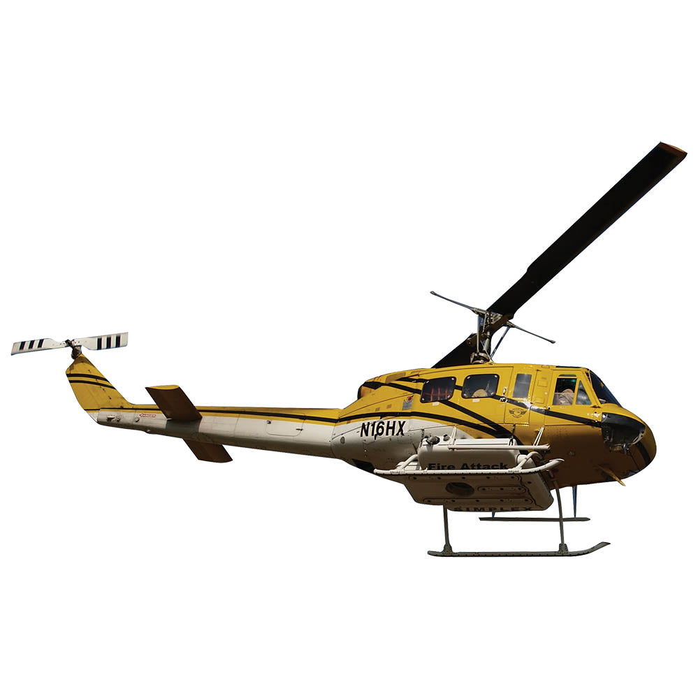 Fire Attack Copter Wall Decal Printed & Die-Cut | Wallhogs