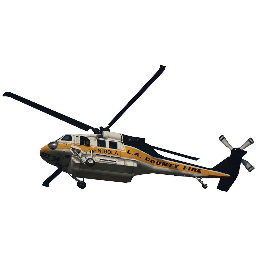 Fire Copter 19 Wall Decal Printed & Die-Cut | Wallhogs