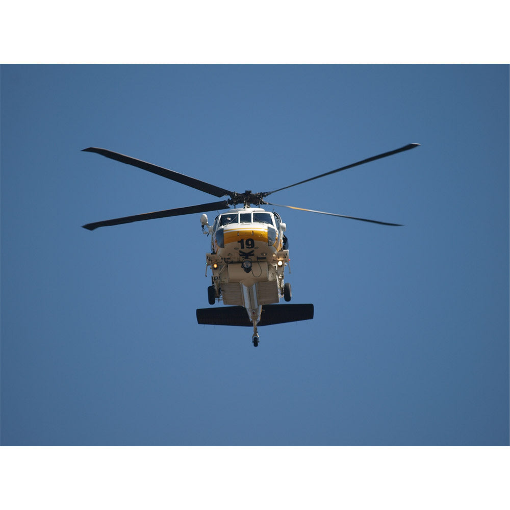 LAFD Copter 19 Front Gloss Poster Printed | Wallhogs