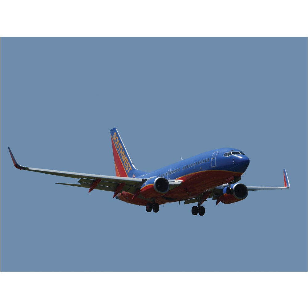 Southwest 737 Approach Gloss Poster Printed | Wallhogs