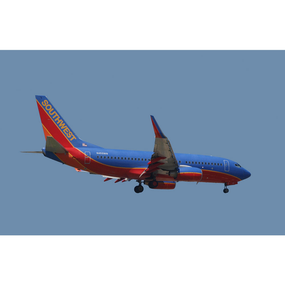 Southwest 737 Landing Wall Decal Printed | Wallhogs