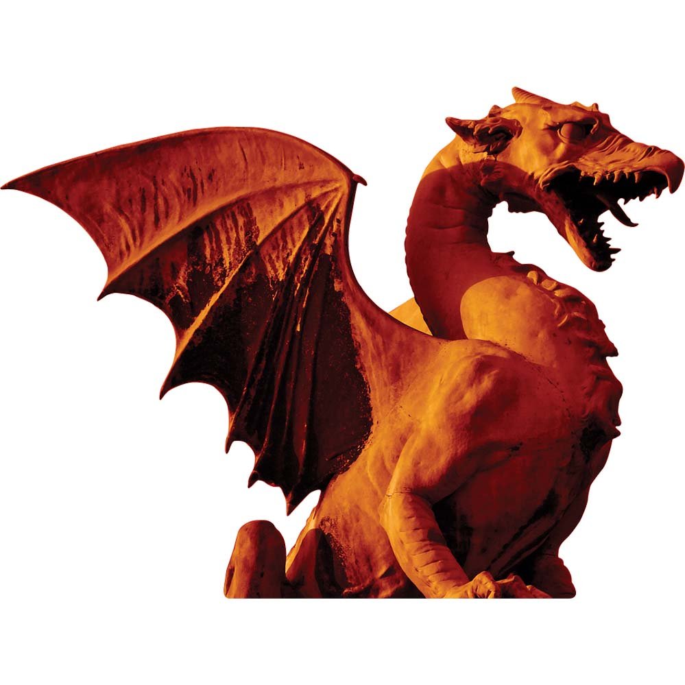Dragon Wall Decal Printed & Die-Cut | Wallhogs