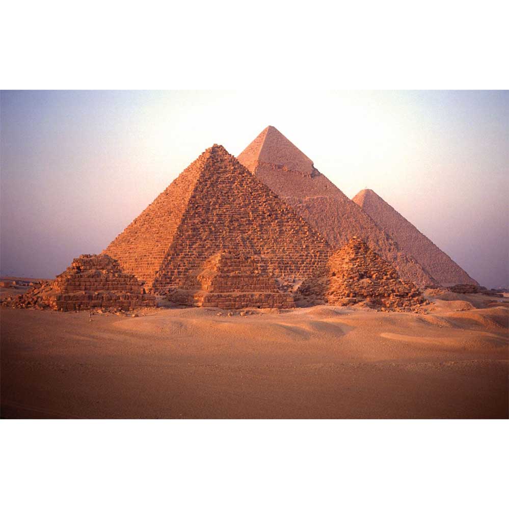 Great Pyramids of Giza Gloss Poster Printed | Wallhogs