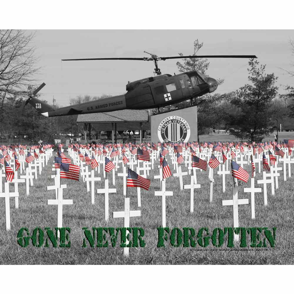 Gone But Not Forgotten Wall Decal Printed | Walllhogs