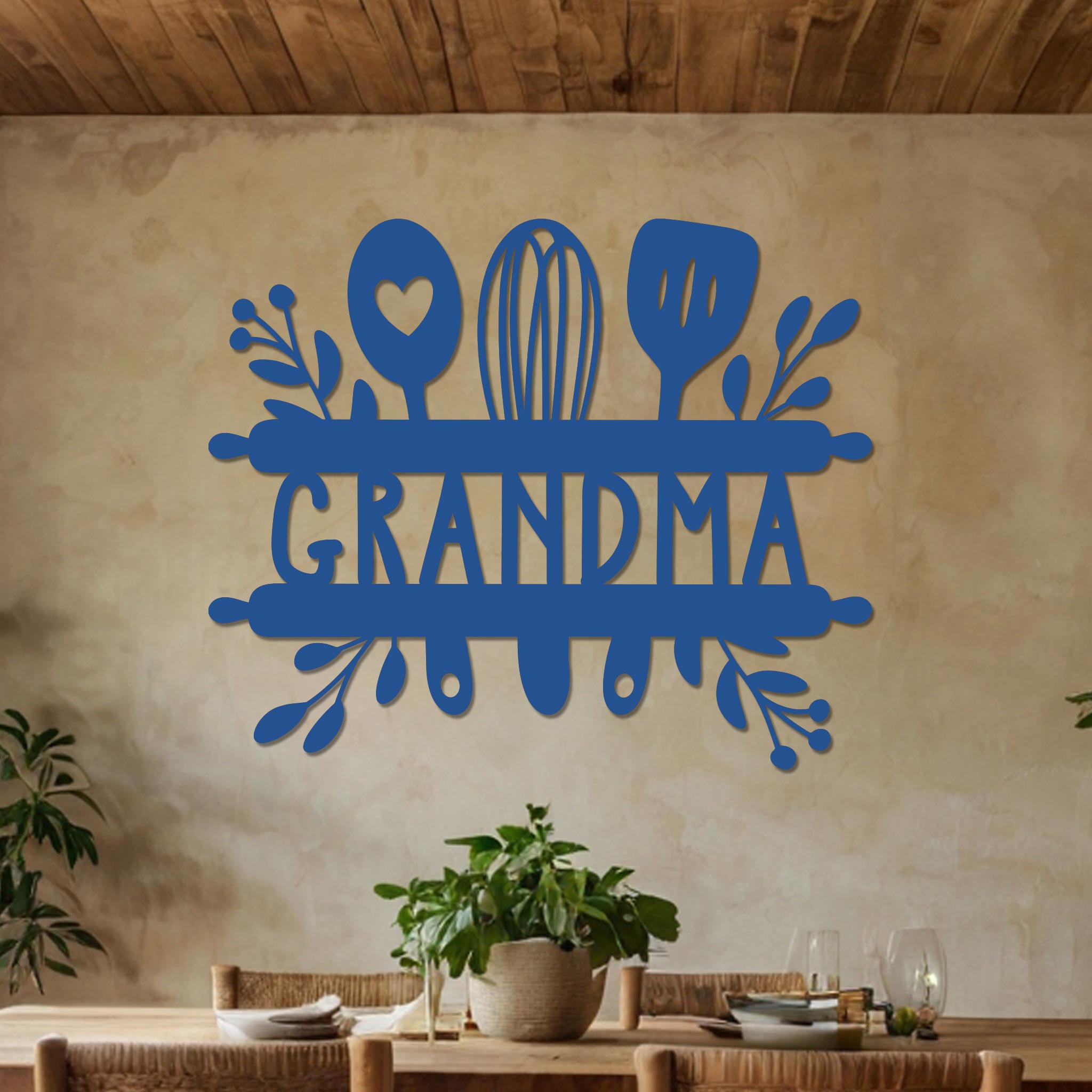 Grandma Sign w Kitchen Utensils-2