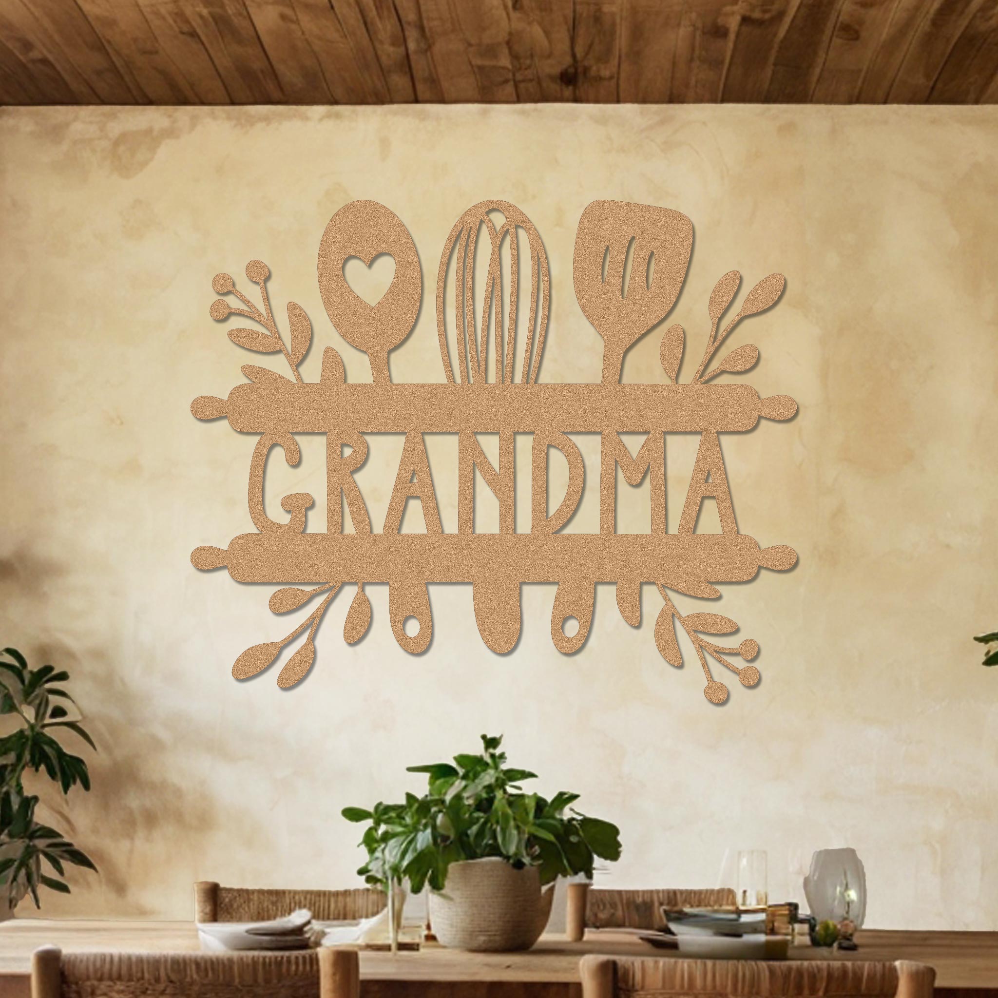Grandma Sign w Kitchen Utensils-7