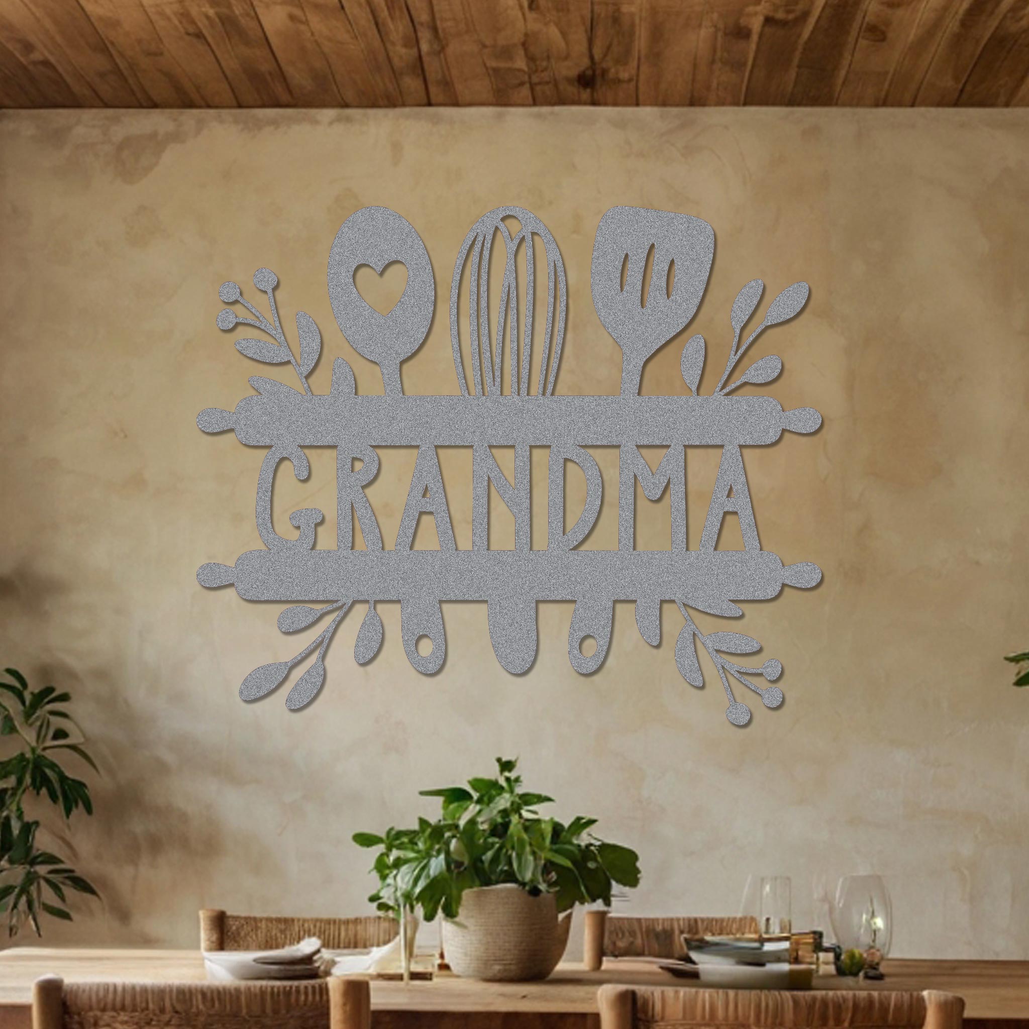 Grandma Sign w Kitchen Utensils-9