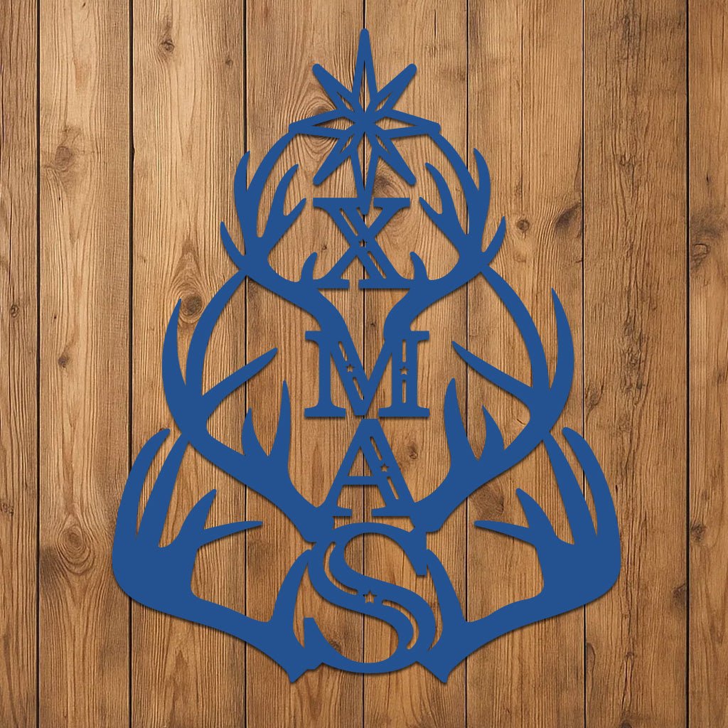 Holiday XMAS with Antler Tree Design-7