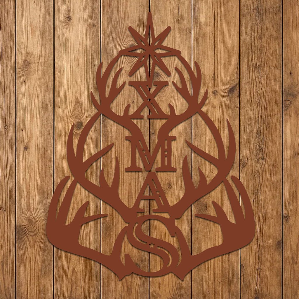 Holiday XMAS with Antler Tree Design-6
