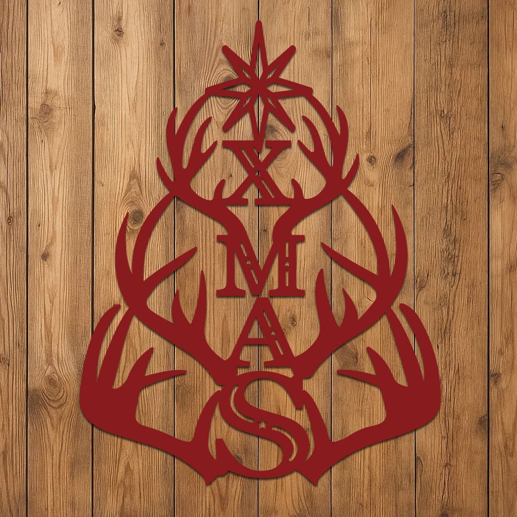 Holiday XMAS with Antler Tree Design-8
