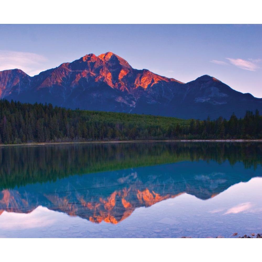 Mountain Lake Wall Decal Printed | Wallhogs