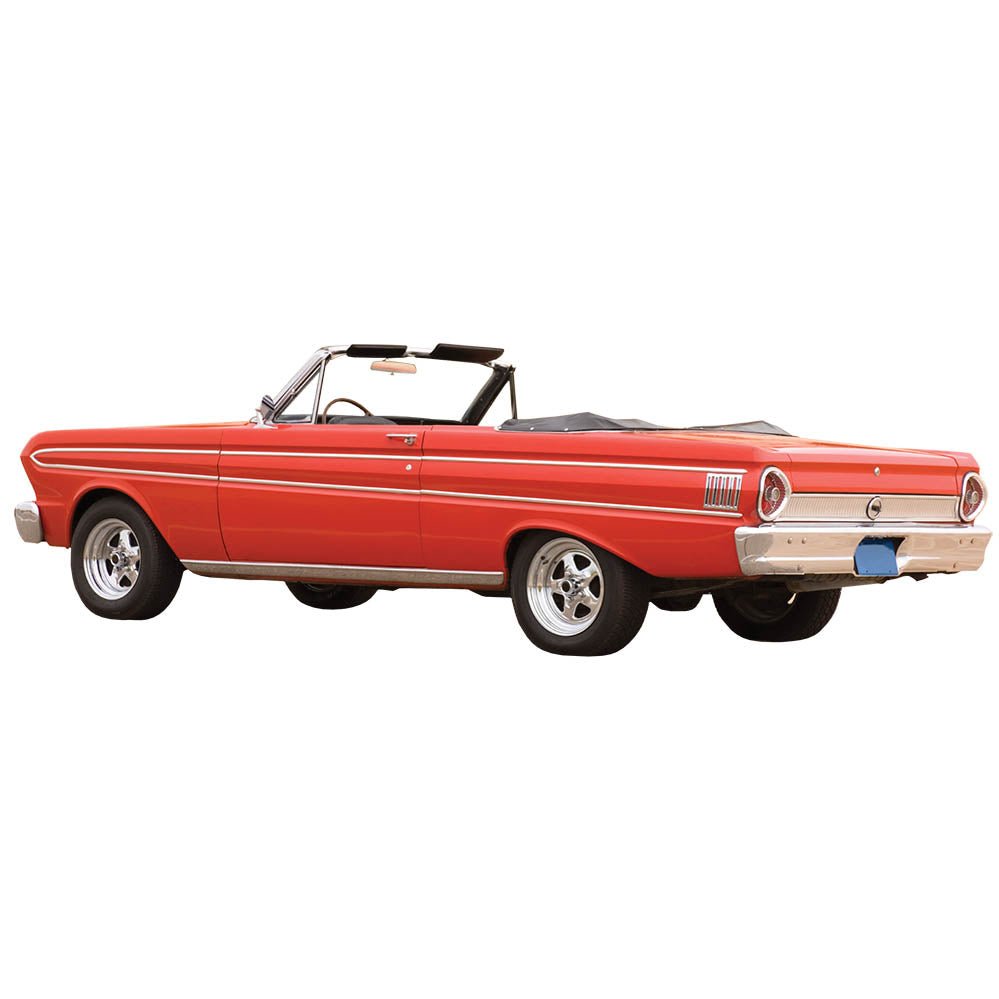 Red Ford Falcon classic convertible die-cut wall decal car printed | Wallhogs