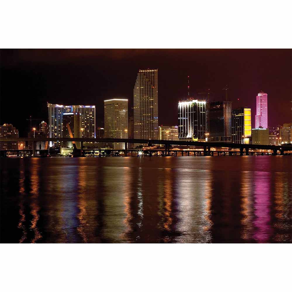 Night Miami Wall Decal Printed | Wallhogs