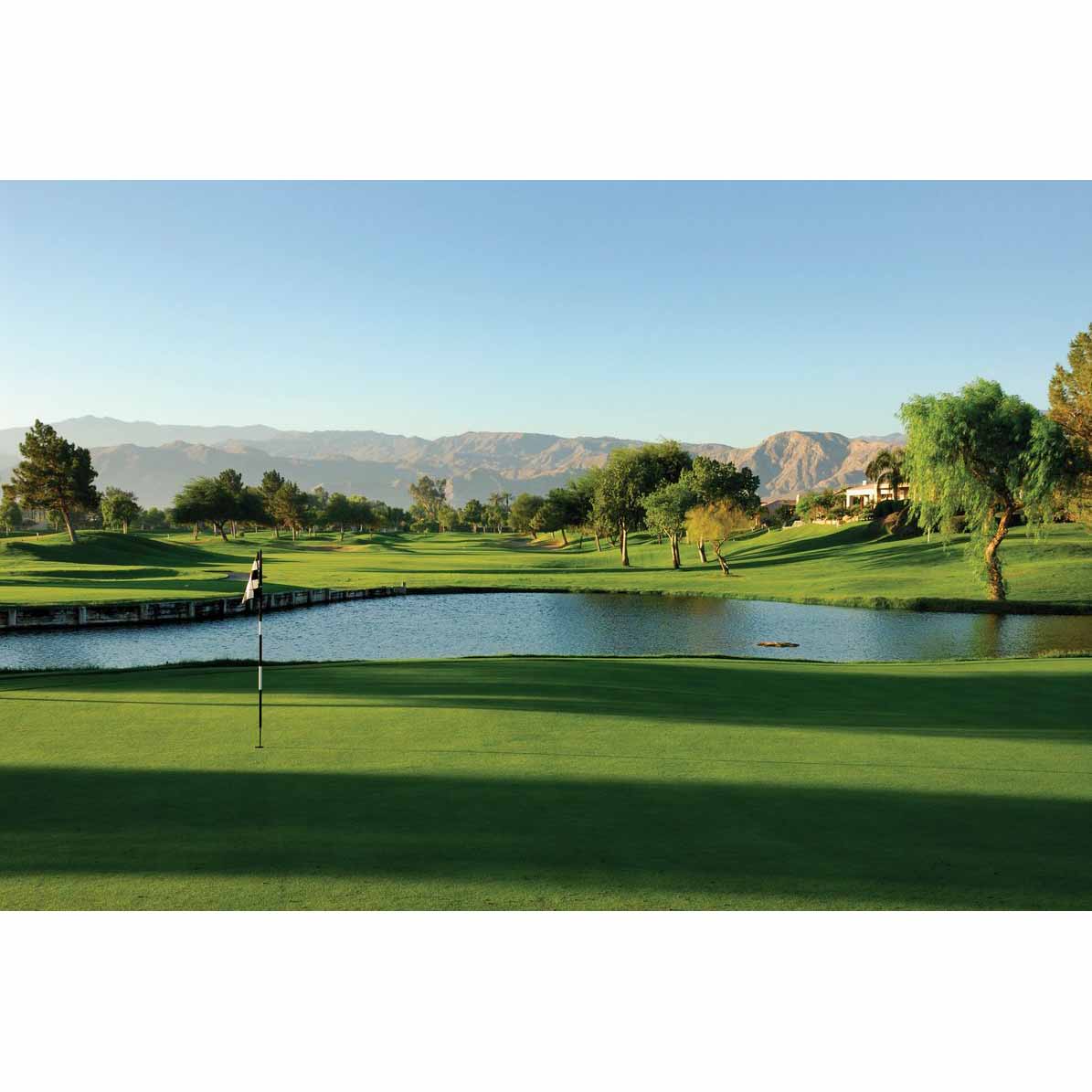 Palm Springs Golf Course Gloss Poster Printed | Wallhogs