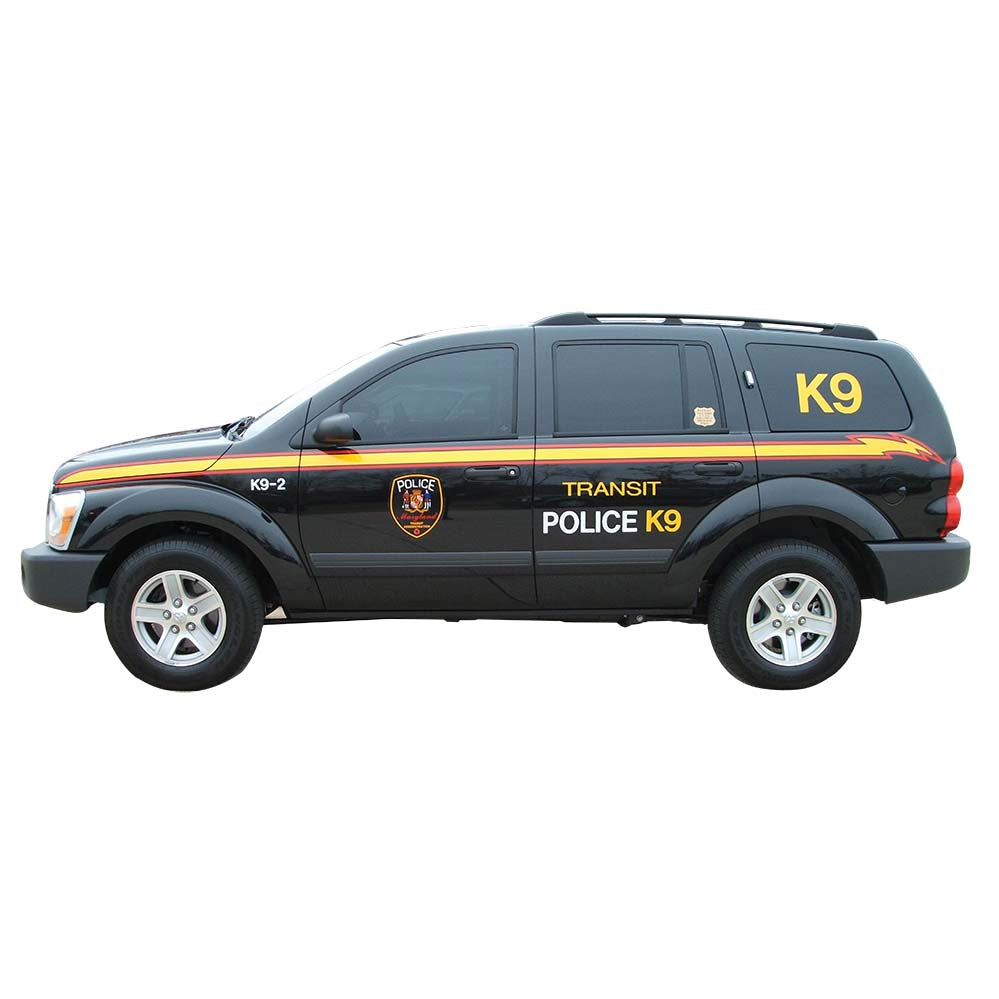 Police K( SUV Wall Decal Printed & Die-Cut | Wallhogs