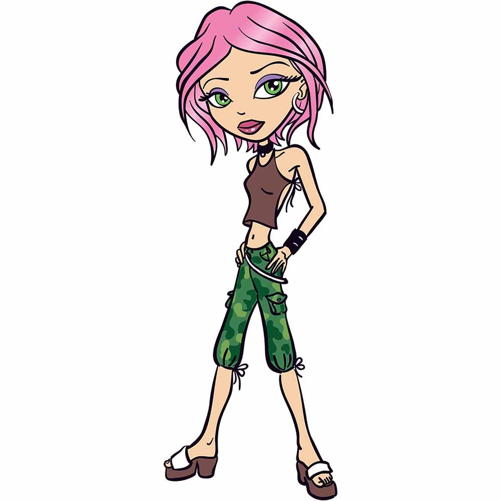 Punk Brat Wall Decal Printed & Die-Cut | Wallhogs