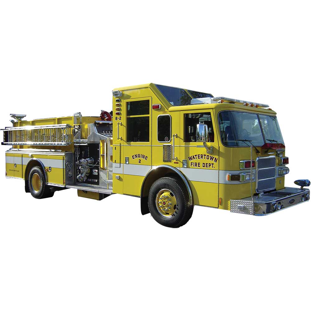 Fire Tanker Wall Decal Printed & Die-Cut | Wallhogs