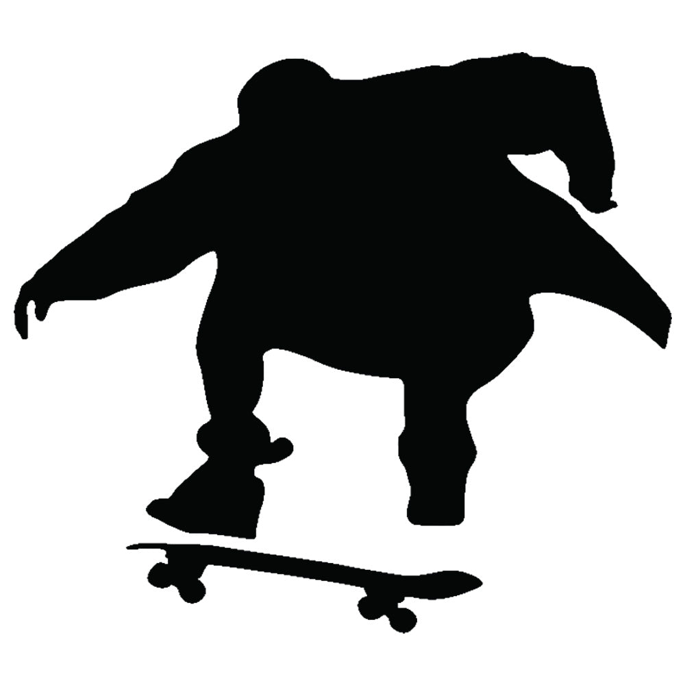 Skateboard Air Silhouette Wall Decal Printed