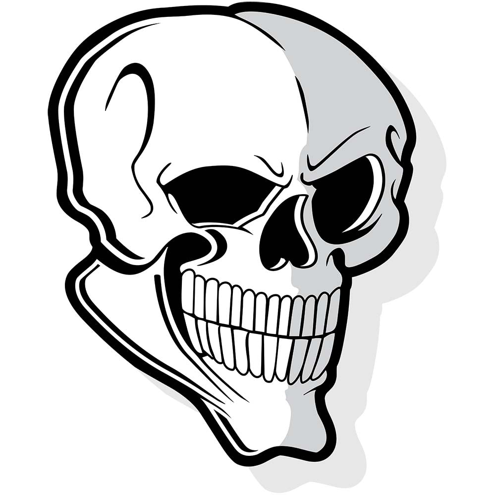 Skull Wall Decal Printed & Die-Cut | Wallhogs