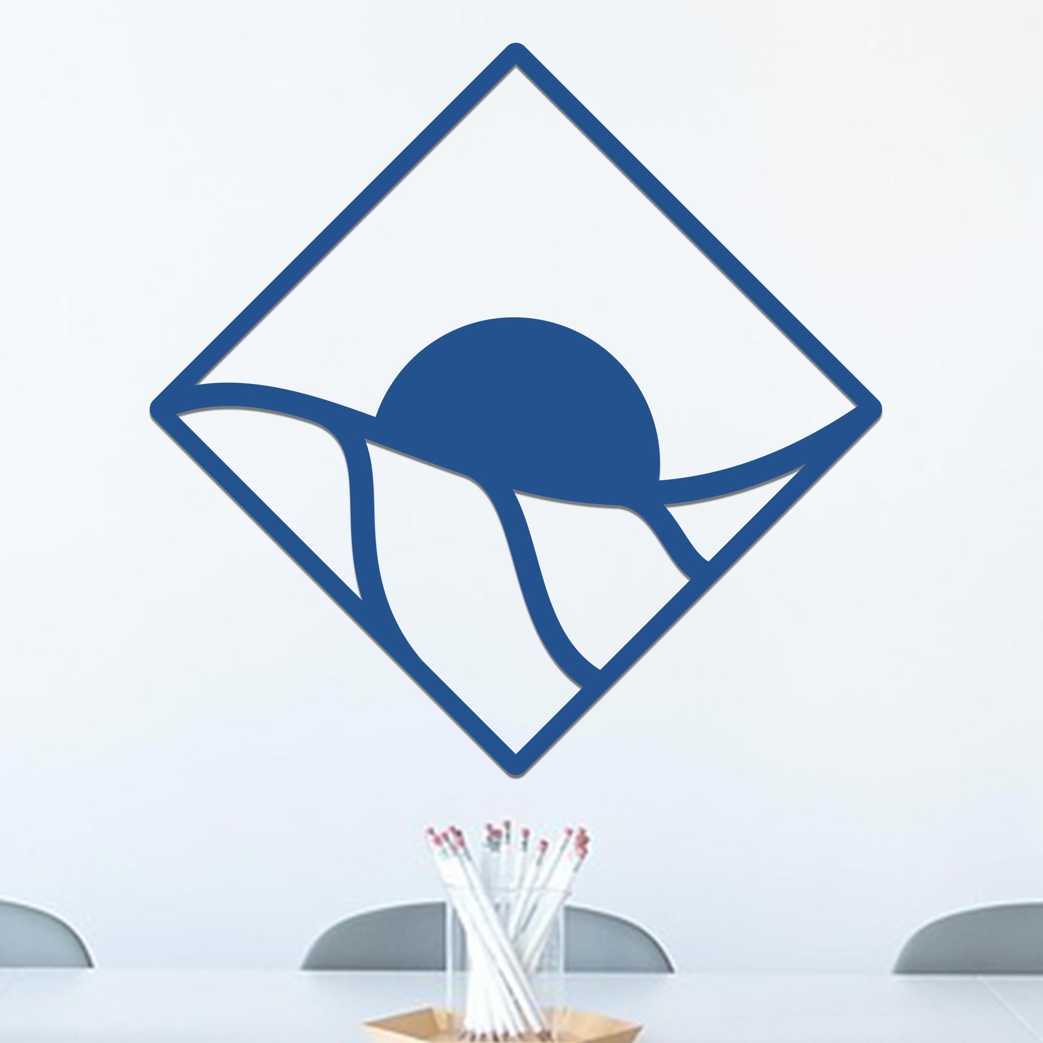 Sunrise Over Rolling Hills in Diamond Sign-7