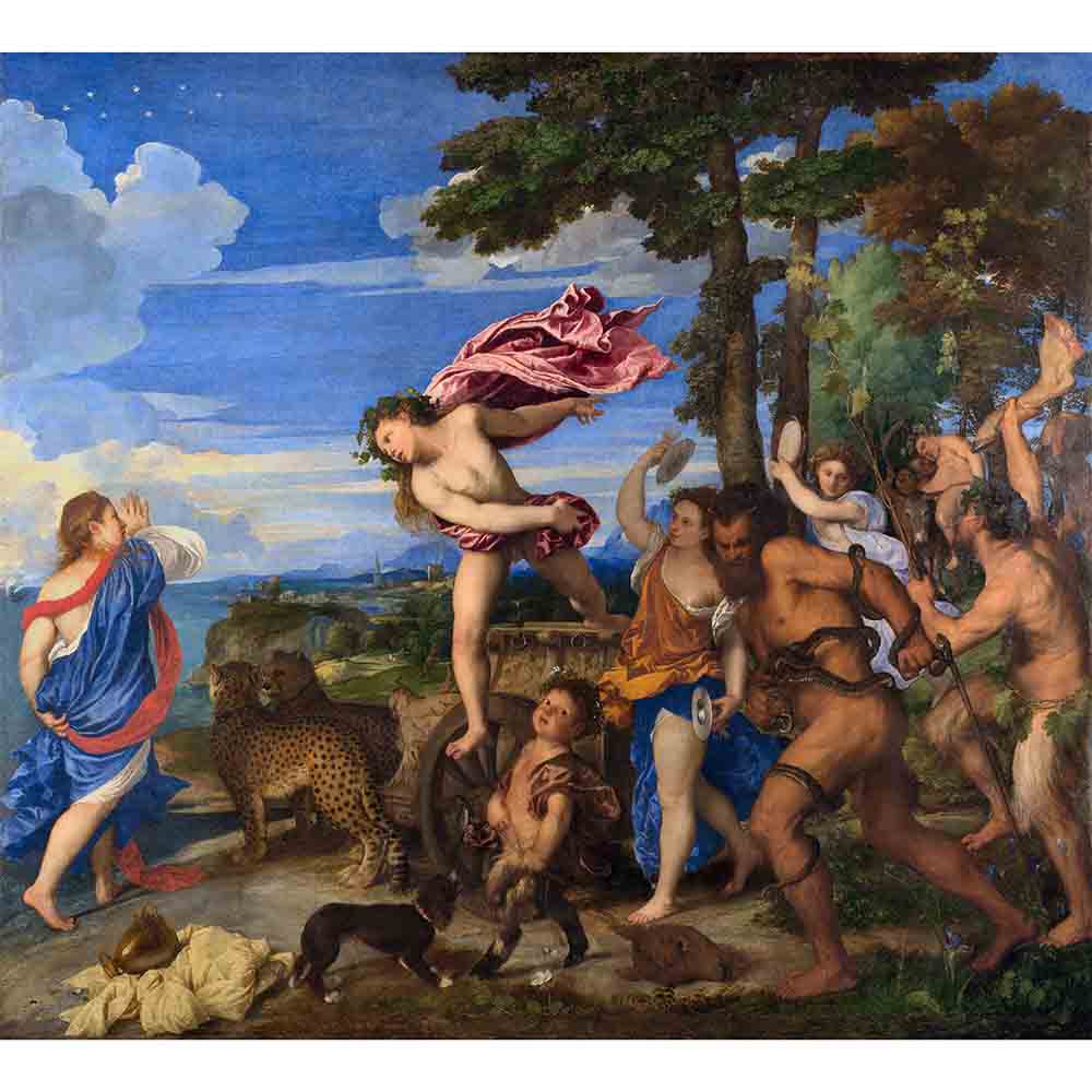 Bacchus and Ariadne Gloss Poster Printed | Wallhogs