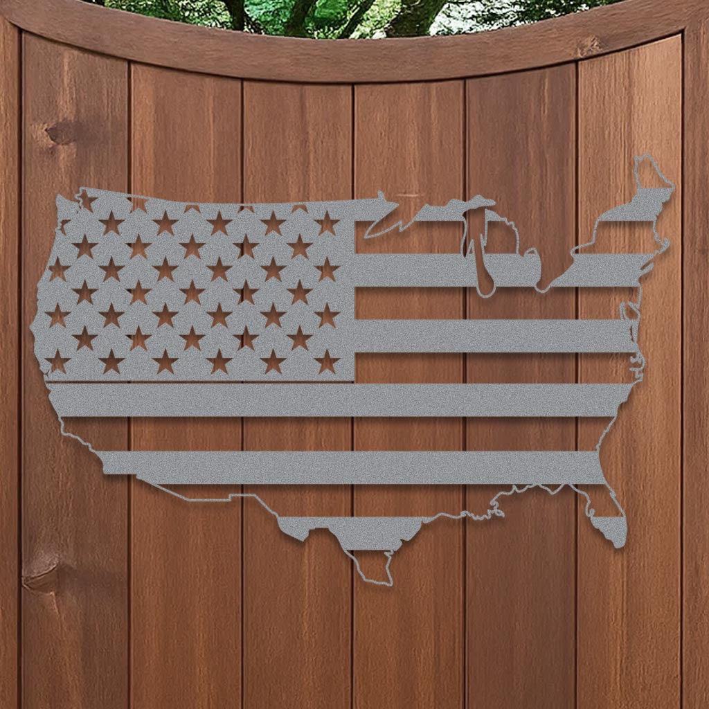United States Shape American Flag-4