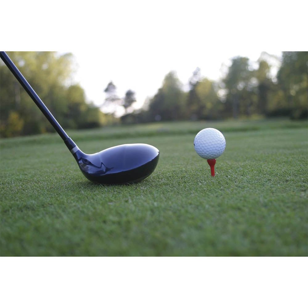 Early Morning Round Golf Wall Decal Printed | Wallhogs