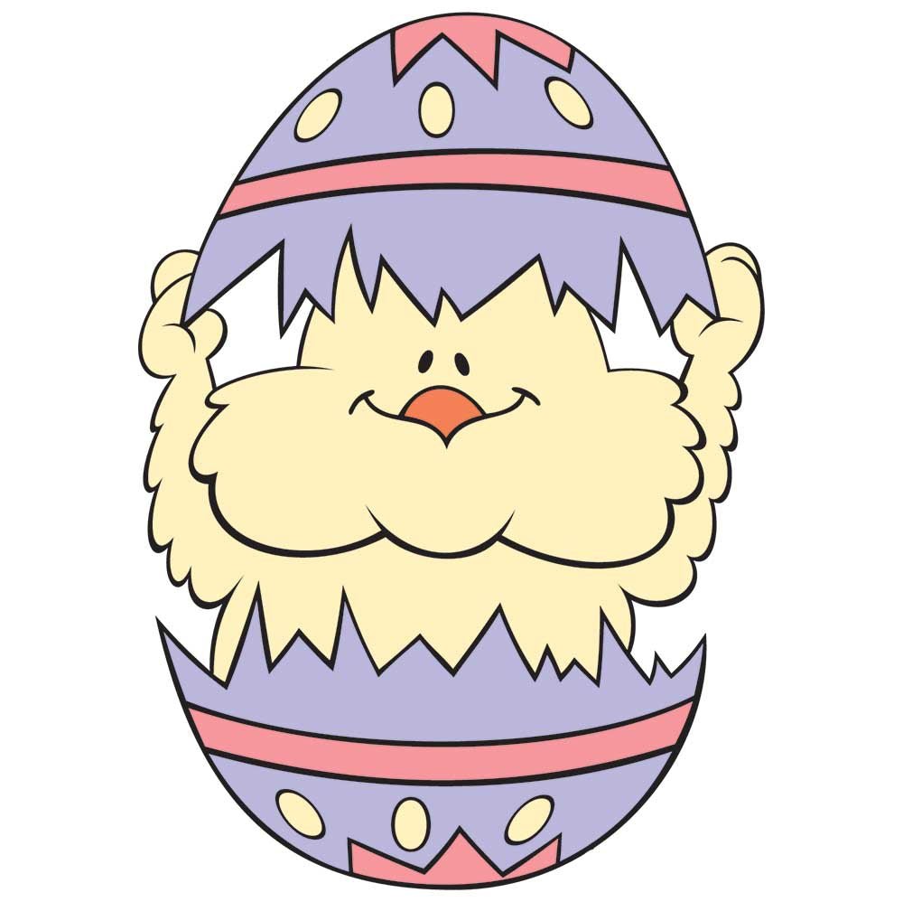 Easter Chick Wall Decal Printed and Die-Cut | Wallhogs