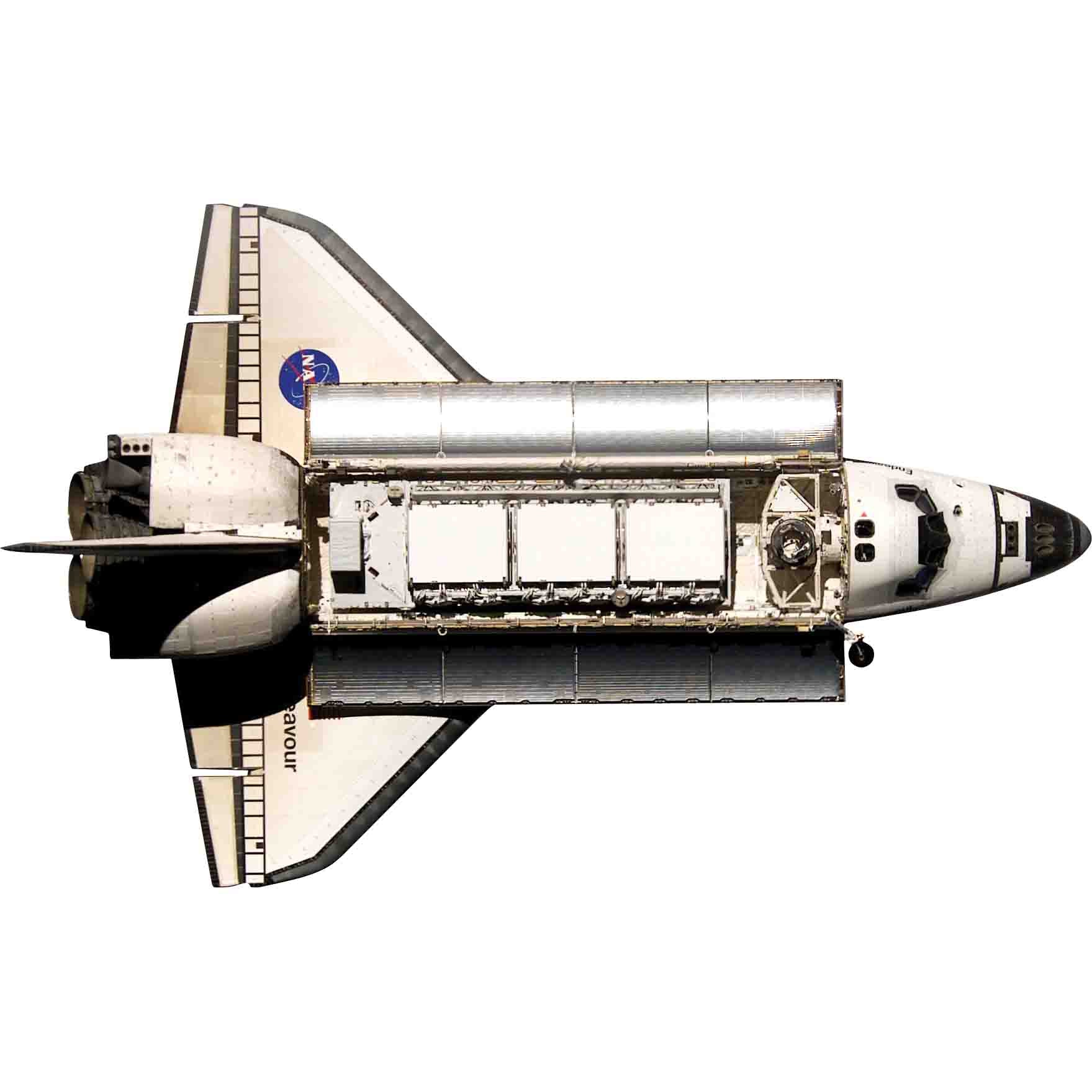 Space Shuttle Endeavor Wall Decal Printed & Die-Cut | Wallhogs