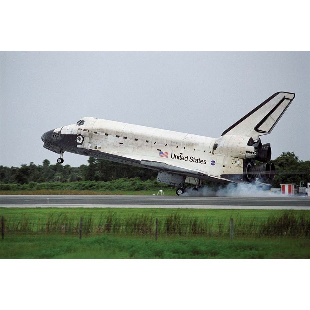 Shuttle Discovery Landing Wall Decal Printed | Wallhogs