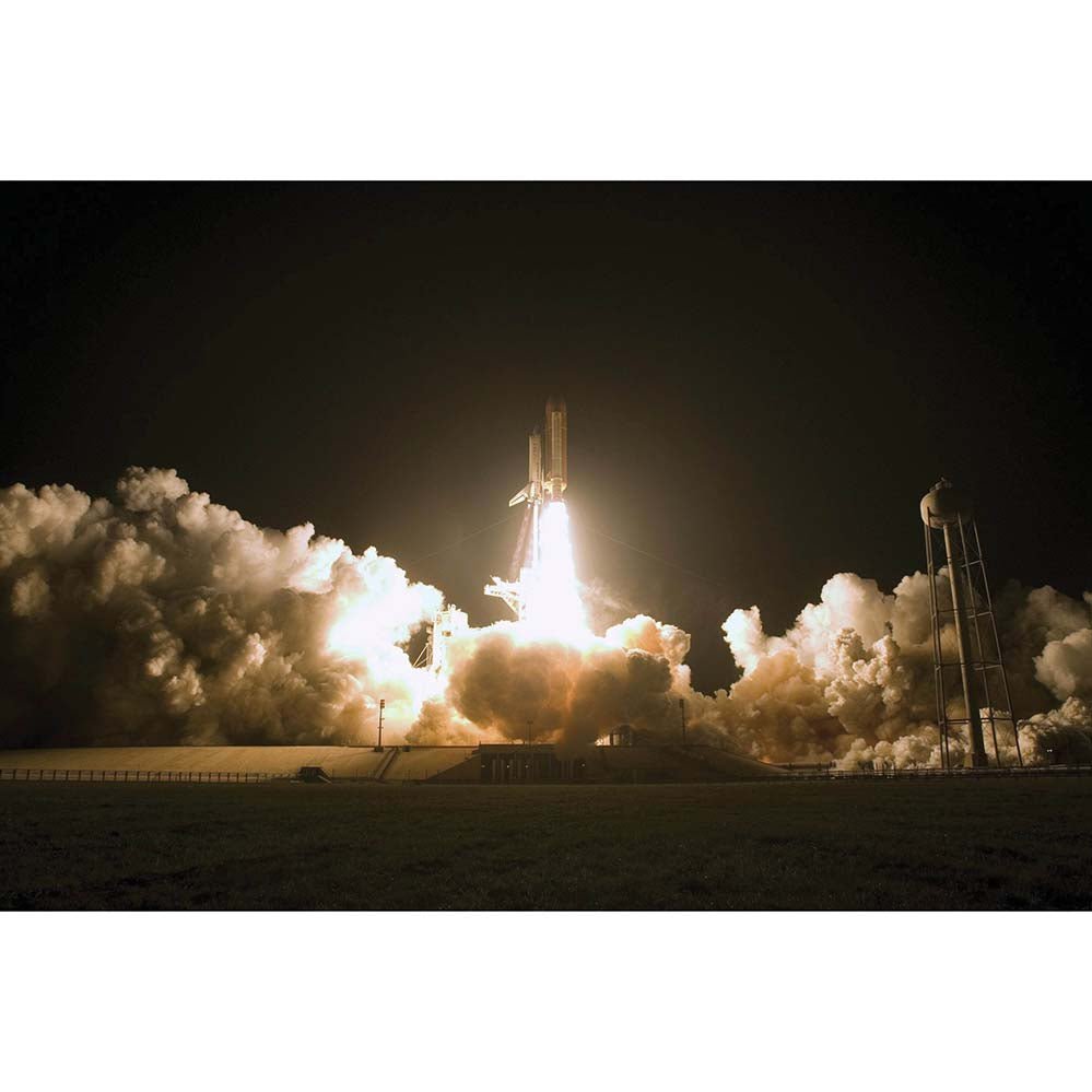 Space Shuttle Launch Wall Decal Printed | Wallhogs