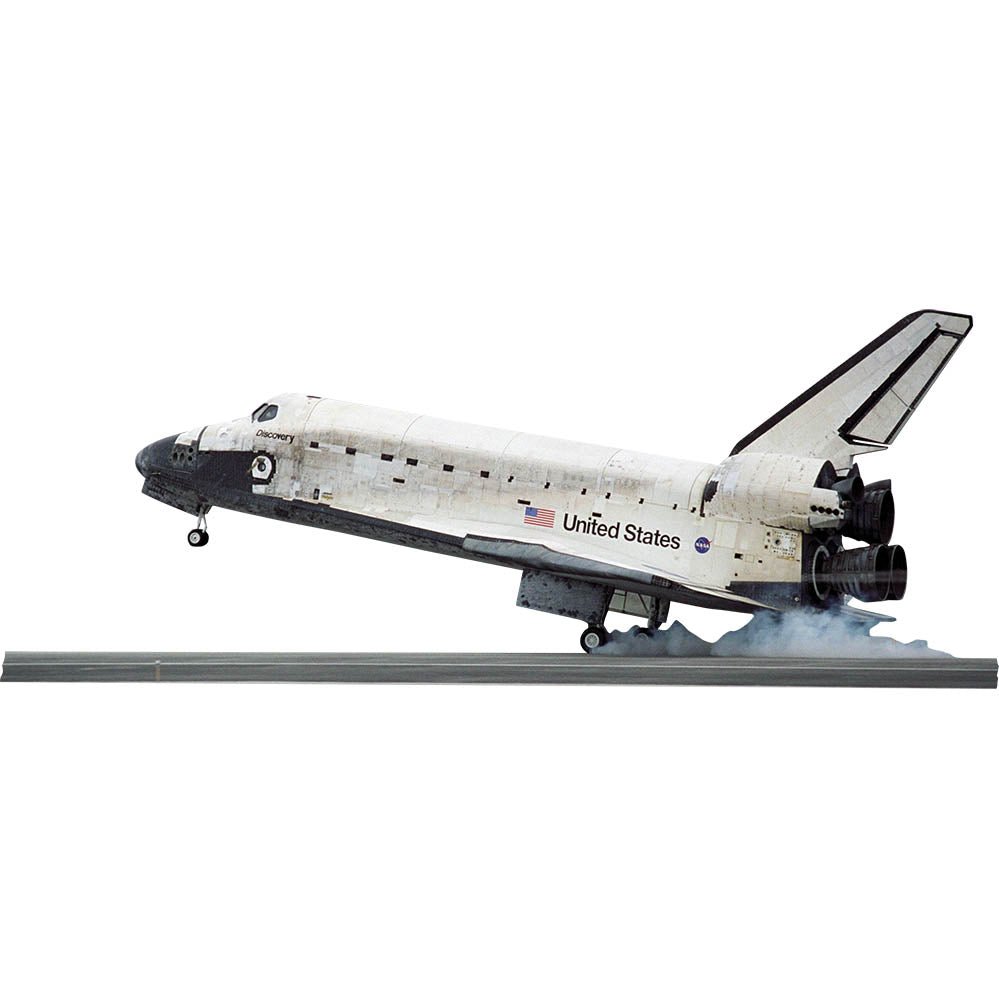 Shuttle Discovery Landing Wall Decal Printed & Die-Cut | Wallhogs