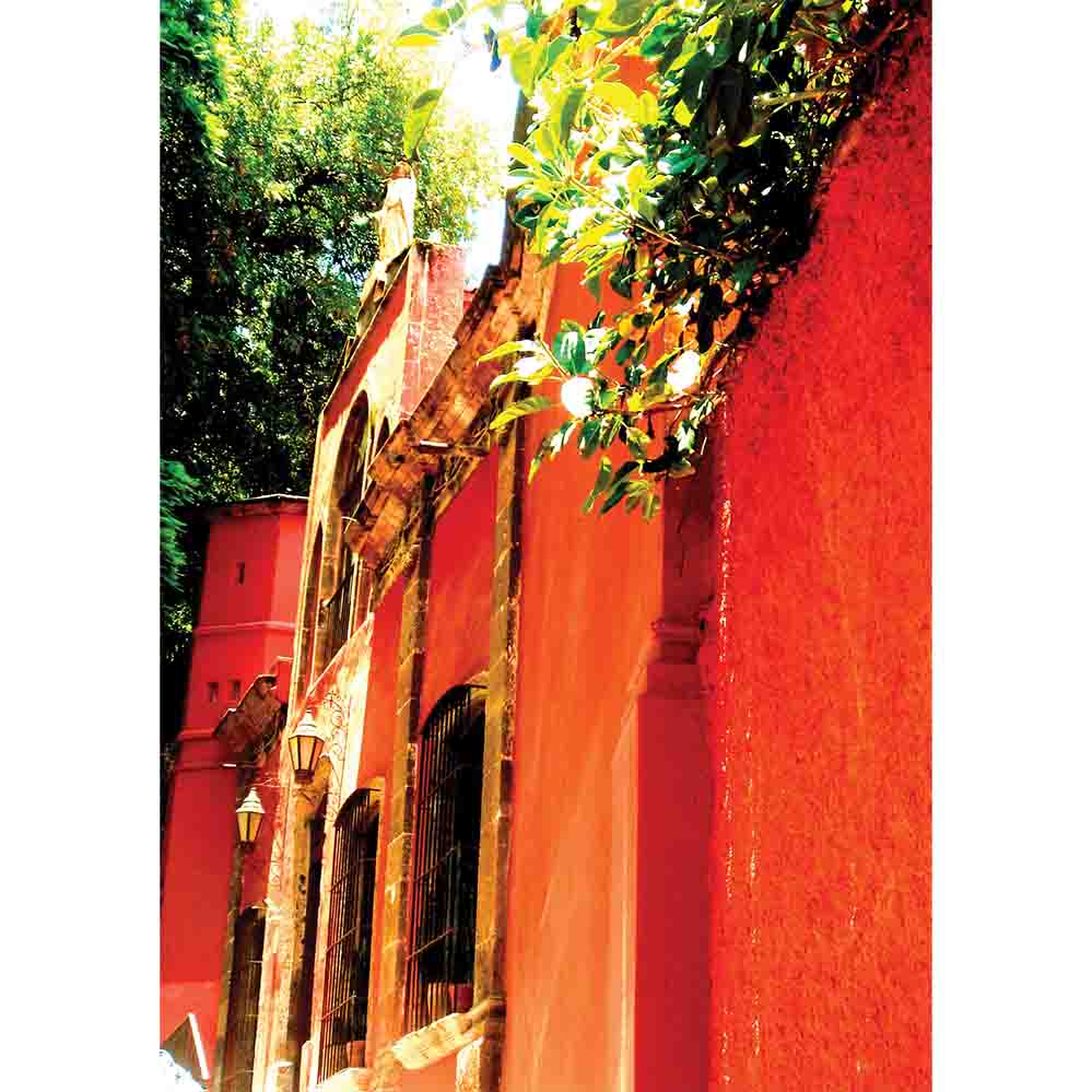 Mexican Bright Architecture Wall Decal Printed | Wallhogs