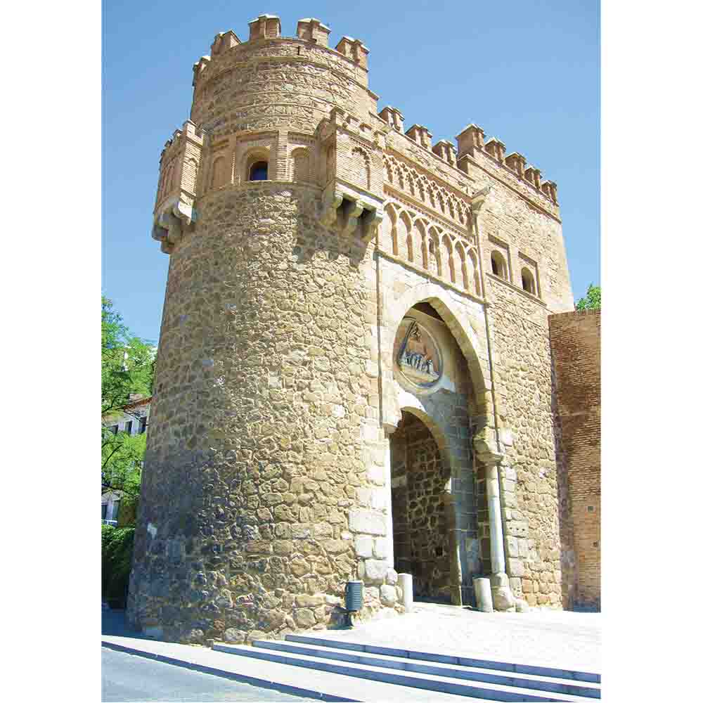 Mors arch stone tower in Toledo Spain gloss poster printed | Wallhogs