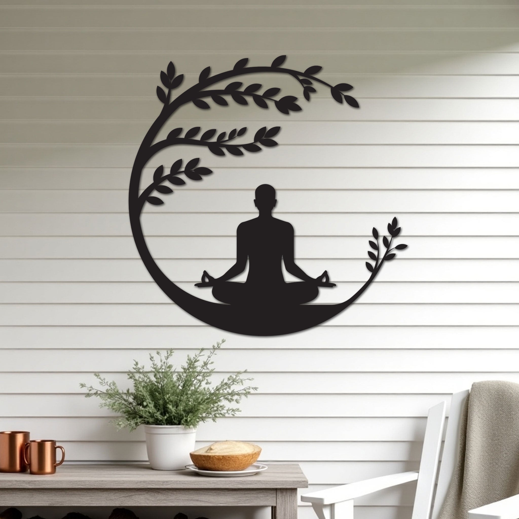 Yoga Beneath a Tree Sign-0