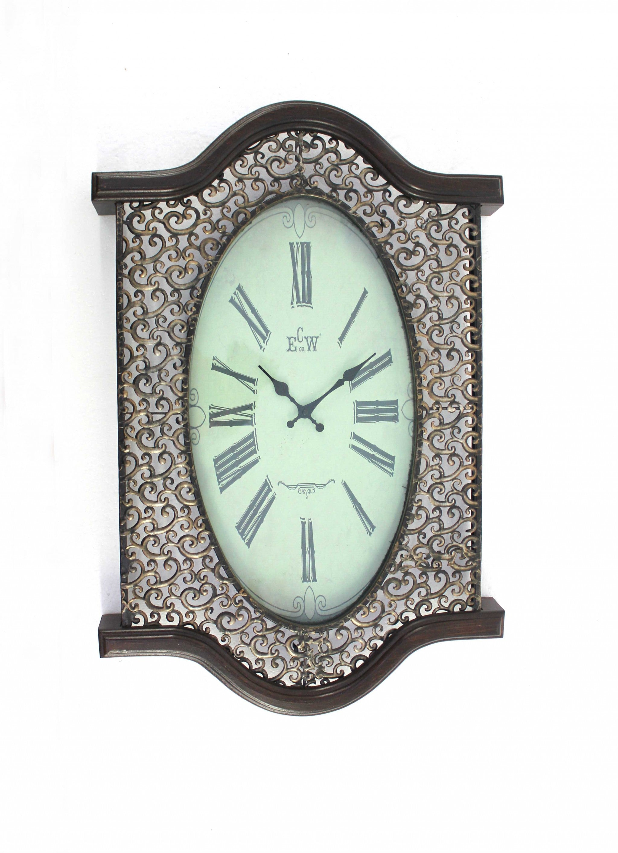 Novelty Scrollwork Analog Wall Clock | 20