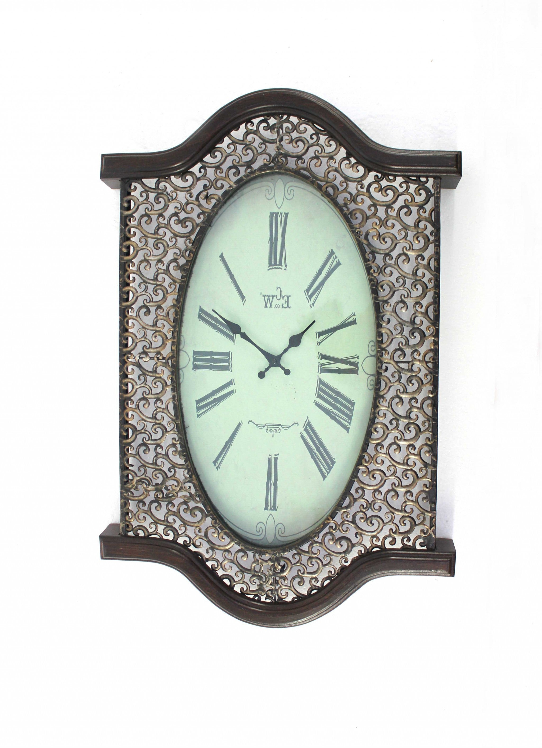 Novelty Scrollwork Analog Wall Clock | 20