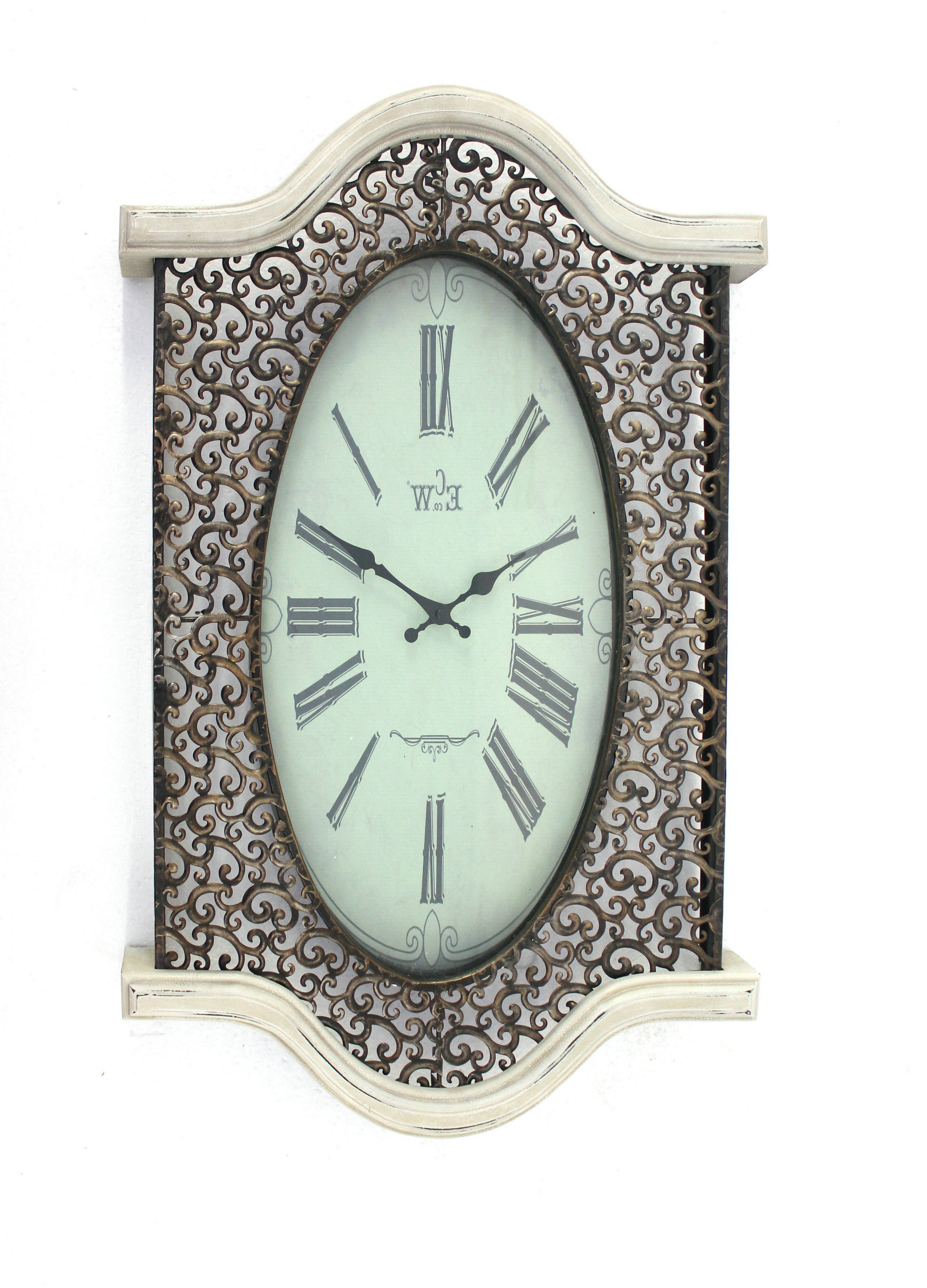 Novelty Scrollwork Analog Wall Clock | 20