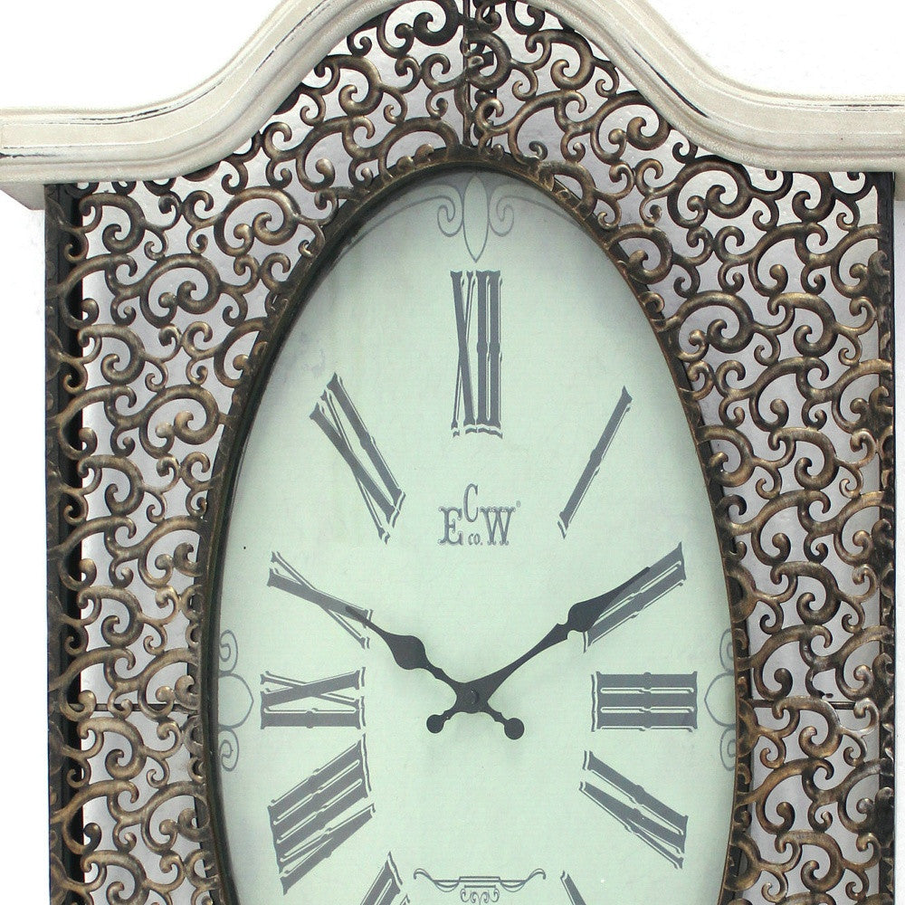 Novelty Scrollwork Analog Wall Clock | 20