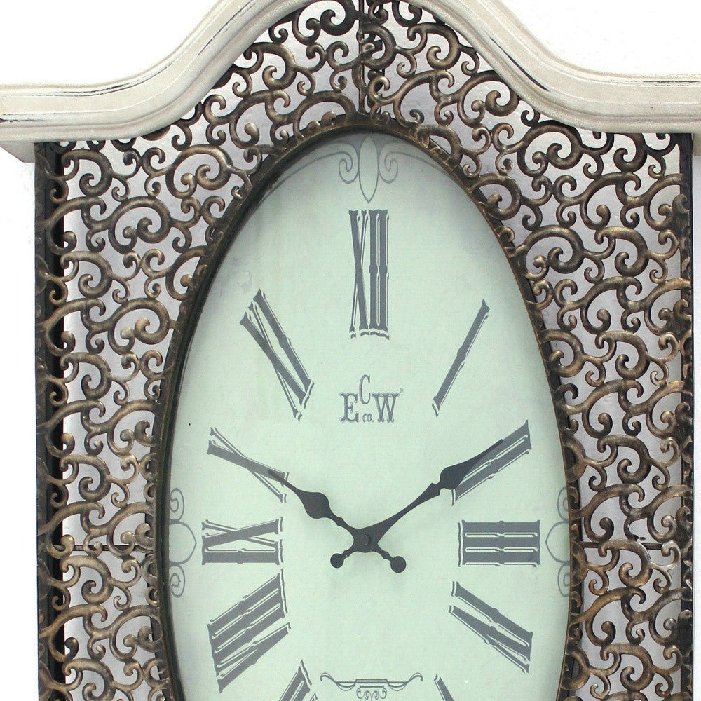 Novelty Scrollwork Analog Wall Clock | 20