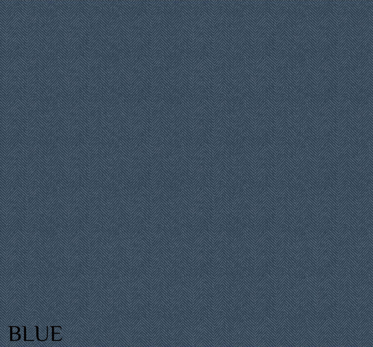 Carey Lind Designs "Herringbone" Blue Wallpaper