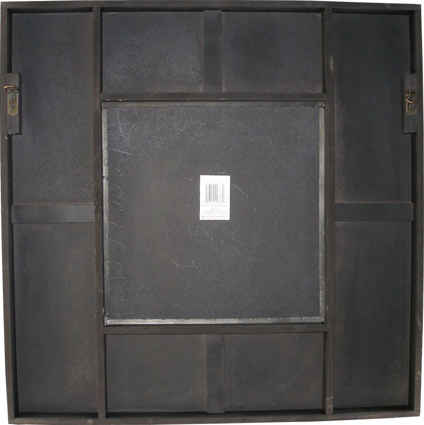 Square Ornate Inlay Wall Mirror 28.5