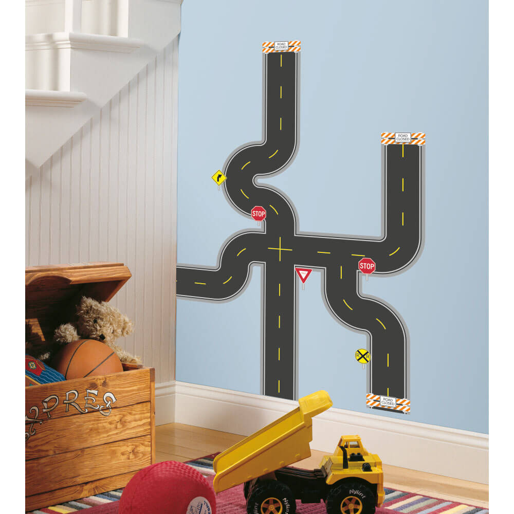 Build-a-Road Wall Decals Installed2 | Wallhogs