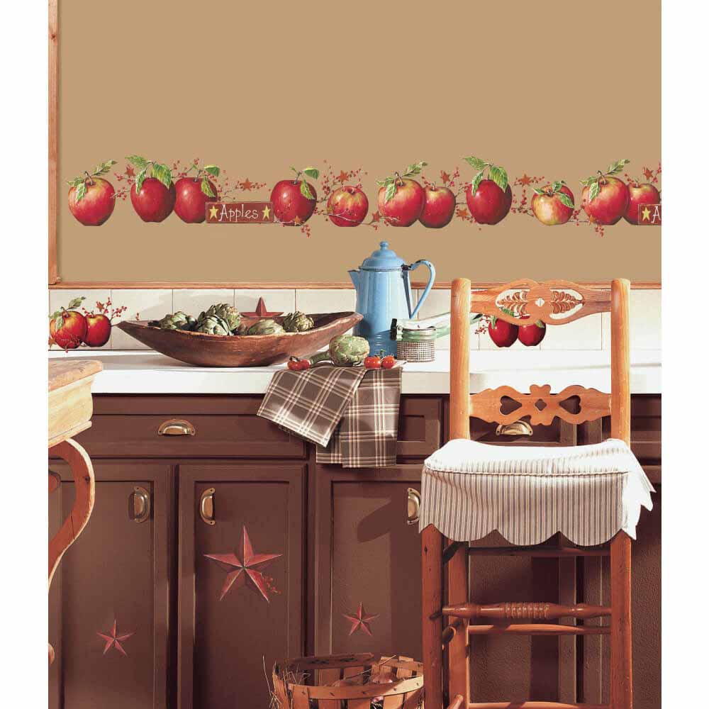 Country Apples Wall Decals Displayed | Wallhogs