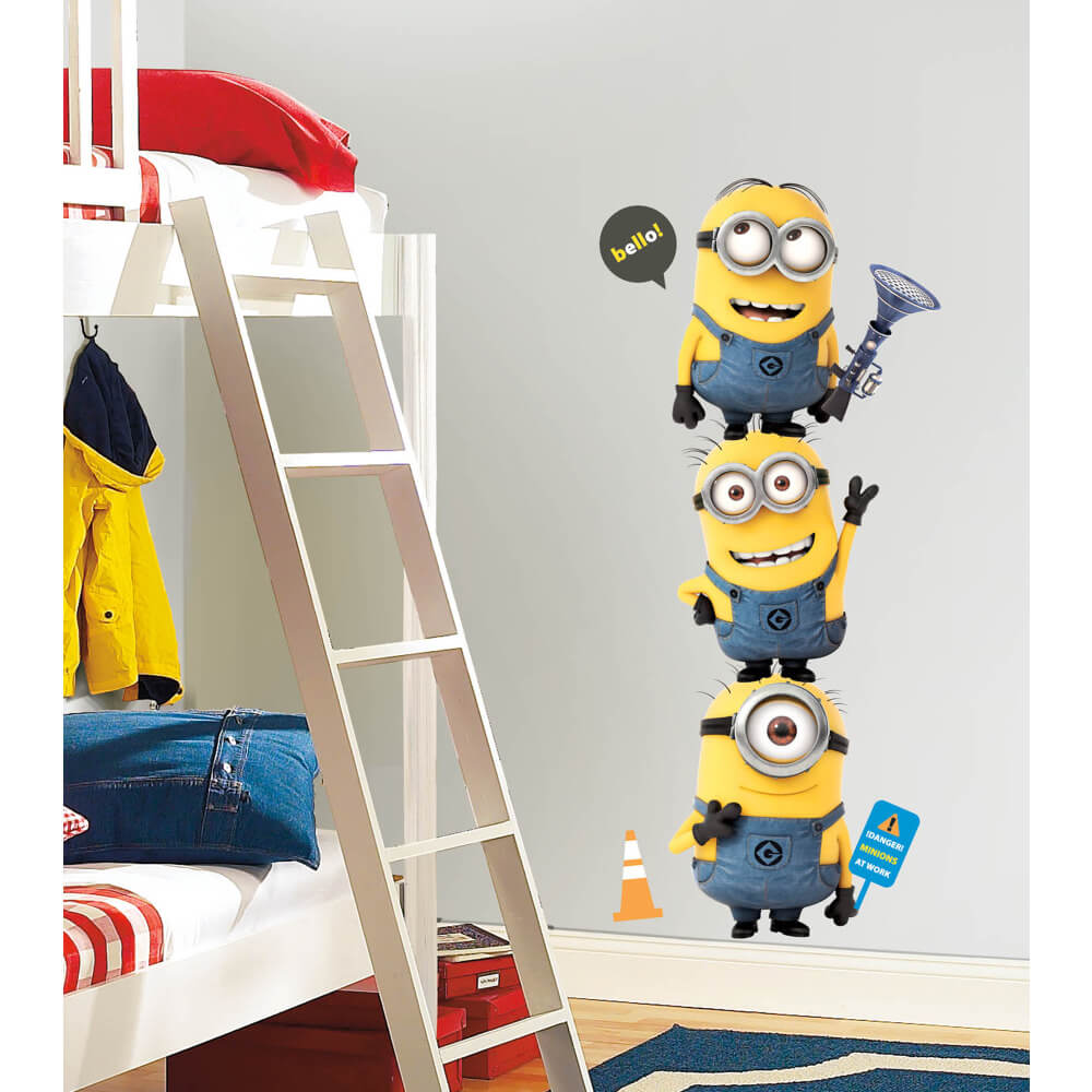 Despicable Me 2 Wall Decals Installed | Wallhogs