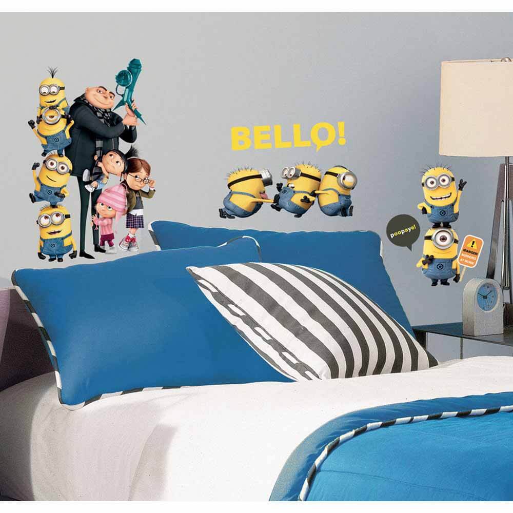 Despicable Me 2 Movie Pak Decals Installed | Wallhogs