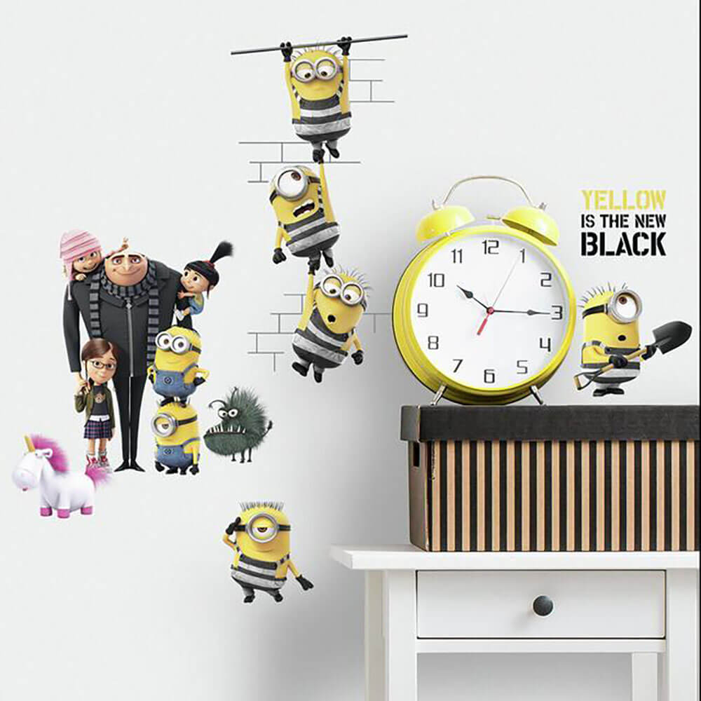 Despicable Me 3 Movie Decals Installed | Wallhogs