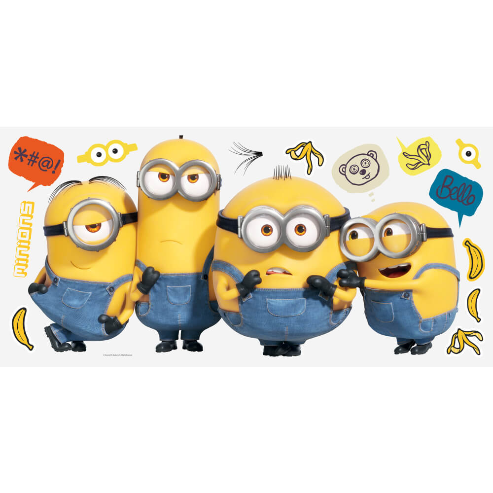 Despicable Me Minions Decals Printed | Wallhogs