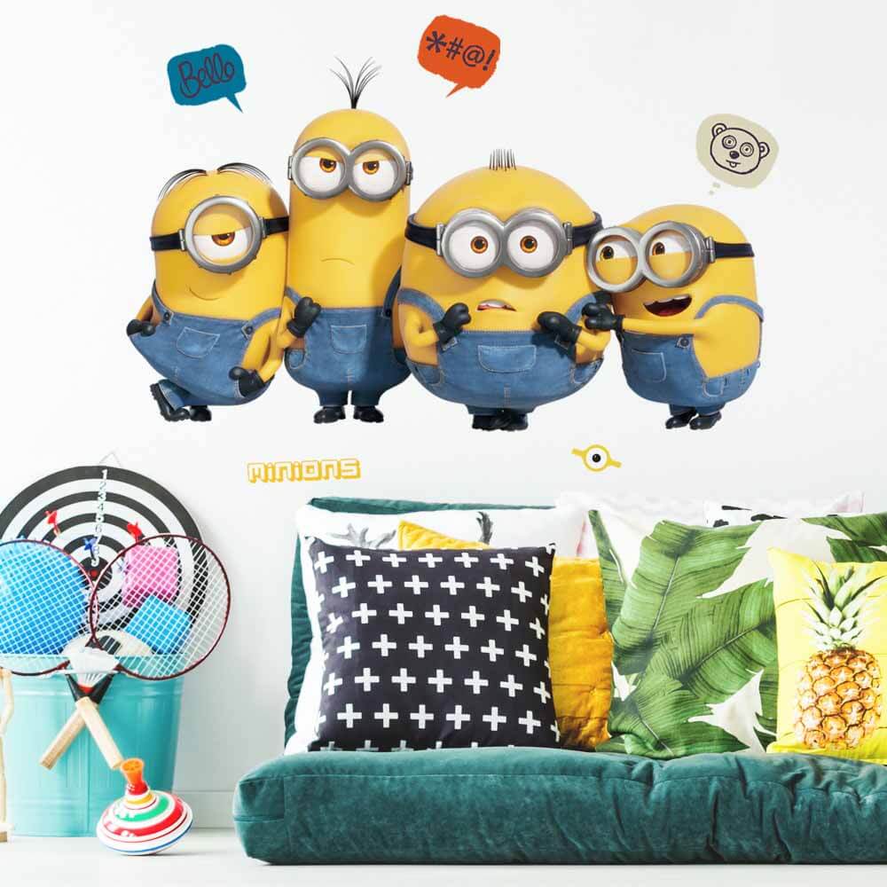Despicable Me Minions 2 Decals Installed | Wallhogs
