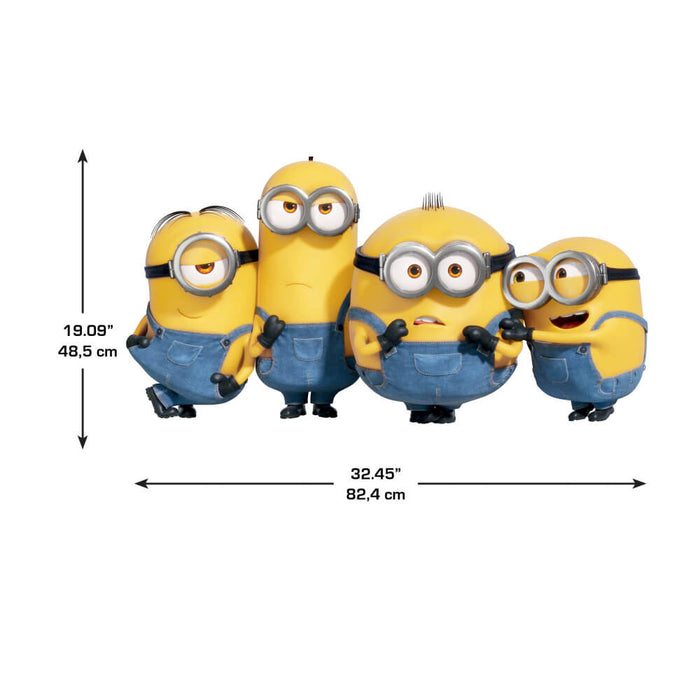 Despicable Me Minions 2 Decals Size | Wallhogs